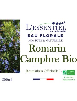 Eau florale de Romarin Bio et Artisanale - 250ml